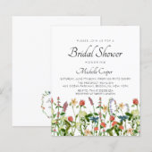 Papier Fête des mariées de Fleur sauvage botanique budgét (Devant / Derrière)
