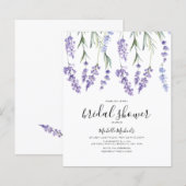 Papier Fête des mariées de Fleur sauvage Budget Lavender (Devant / Derrière)