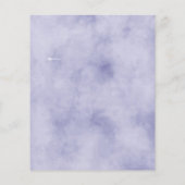 Papier Fête des mariées de glycine à l'aquarelle violet b (Dos)