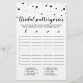 Papier Fête des mariées de jeu modifiable pour les catégo (Devant)