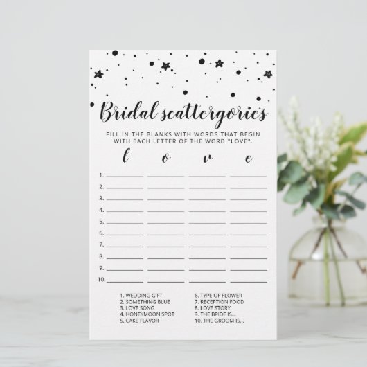 Papier Fête des mariées de jeu modifiable pour les catégo (Debout devant)