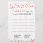 Papier Fête des mariées de jeu modifiable pour les catégo (Devant / Derrière)