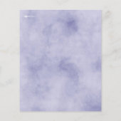 Papier Fête des mariées de l'aquarelle budgétaire (Dos)