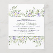 Papier Fête des mariées de l'aquarelle budgétaire (Devant)