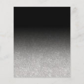 Papier Fête des mariées de Parties scintillant argent bud (Dos)