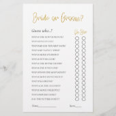 Papier Fête des mariées de Parties scintillant d'or jeu M (Devant)