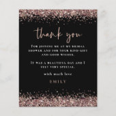 Papier Fête des mariées de Parties scintillant d'or Rose  (Devant)