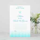 Papier Fête des mariées De Plage Jeu, Nautique, Sirène (Debout devant)