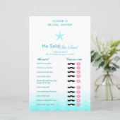 Papier Fête des mariées De Plage Jeu, Nautique, Sirène (Debout devant)