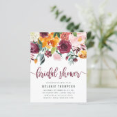 Papier Fête des mariées de printemps de chute d'aquarelle (Debout devant)