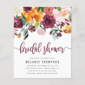 Papier Fête des mariées de printemps de chute d'aquarelle (Devant)