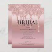 Papier Fête des mariées de script de Parties scintillant  (Devant / Derrière)