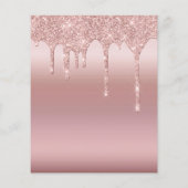 Papier Fête des mariées de script de Parties scintillant  (Dos)