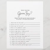 Papier Fête des mariées de script Qu'est-ce que la chambr (Devant)