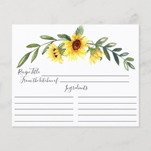 Papier Fête des mariées de tournesol jaune joyeux Pos Rec (Devant)