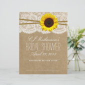 Papier Fête des mariées de tournesol rustique Dividers Re (Debout devant)