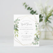 Papier Fête des mariées de végétation géométrique de scri (Debout devant)