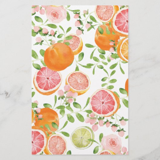 Papier Fête des mariées des agrumes de pamplemousse (Dos)