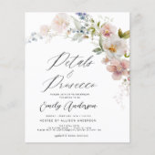 Papier Fête des mariées des pétales et des procureurs fle (Devant)