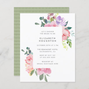 Papier Fête des mariées d'été Budget Pink Roses