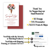 Papier FÊTE DES MARIÉES Élégante de crème de glace Boho B