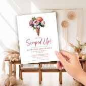 Papier FÊTE DES MARIÉES Élégante de crème de glace Boho B