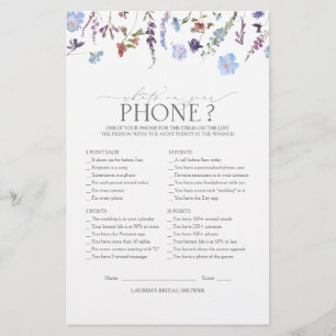 Papier Fête des mariées Fleur sauvage bleu Dusty