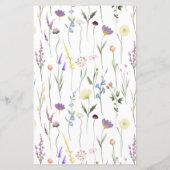 Papier Fête des mariées fleur sauvage Jeu (Dos)