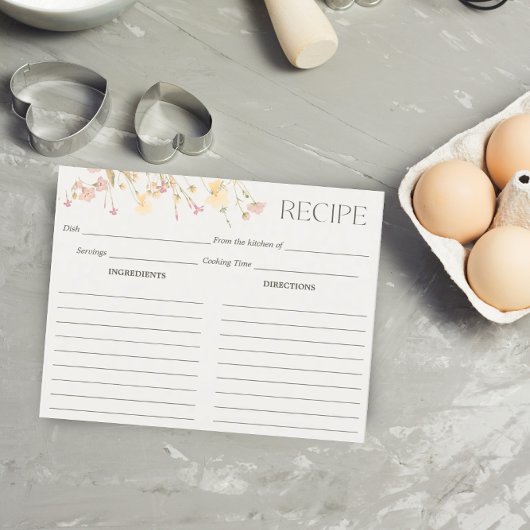 Papier Fête des mariées fleur sauvage Recette