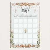 Papier Fête des mariées Florale Bleu et Blanc Jeu de Bing