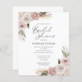 Papier Fête des mariées florale Boho (Devant / Derrière)