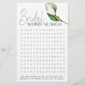 Papier Fête des mariées florale de Magnolia blanc Recherc (Devant)