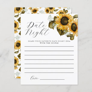 Papier Fête des mariées Florale Jaune Date Idées de nuit