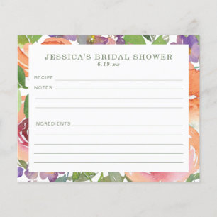 Papier Fête des mariées florale minimaliste recette