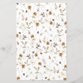 Papier Fête des mariées Florale Rustique Emoji jeu de pho (Dos)