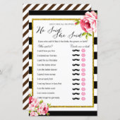 Papier Fête des mariées Game - Il A Dit Qu'Elle A Dit (Devant / Derrière)