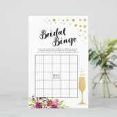 Papier Fête des mariées Games Bingo Jeu Mariage Champagne (Debout devant)