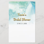 Papier Fête des mariées Games Voudrait-Elle Plaire Game G (Dos)