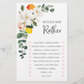 Papier Fête des mariées Jeu À Quel Point Connaissez-Vous (Dos)