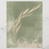 Papier Fête des mariées Jeu Elle Plairait Gold Sage (Dos)