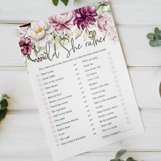 Papier Fête des mariées Jeu Elle Plairait Peonies Rose