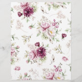 Papier Fête des mariées Jeu Elle Plairait Peonies Rose (Dos)