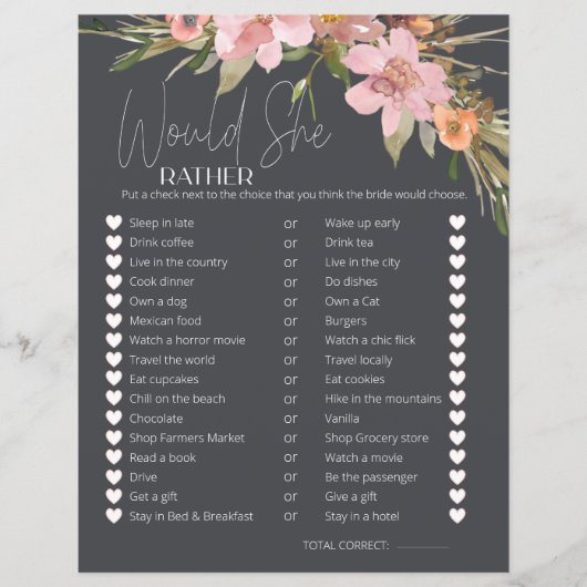 Papier Fête des mariées Jeu Elle Plutôt Dusty Rose (Devant)
