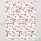 Papier Fête des mariées Jeu Elle Préférerait Cherry Bloss (Dos)