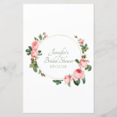 Papier Fête des mariées Jeu Emoji Pictionary Blushing Ros (Dos)