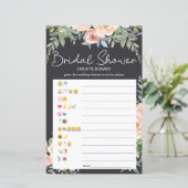 Papier Fête des mariées Jeu Emoji Pictionary Pastel Peach (Debout devant)