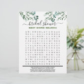 Papier Fête des mariées Jeu Eucalyptus 2 Côté (Debout devant)