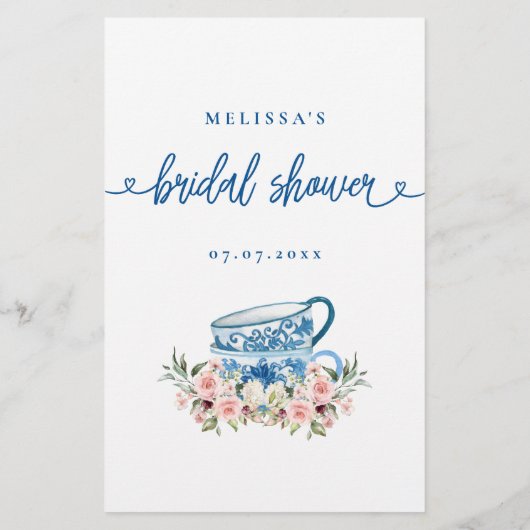 Papier Fête des mariées Jeu Il A Dit Qu'Elle A Dit Devine (Dos)