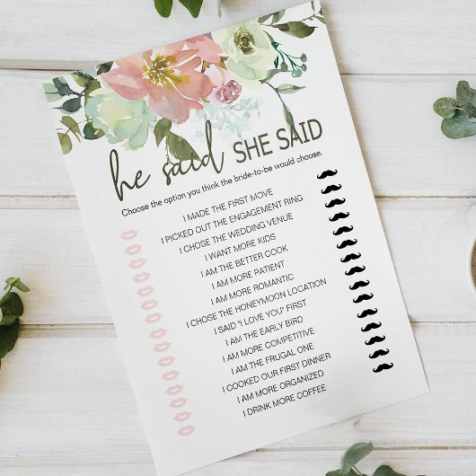 Papier Fête des mariées Jeu Il A Dit Qu'Elle A Dit Eggshe