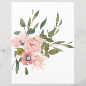 Papier Fête des mariées Jeu Il A Dit Qu'Elle A Dit Rose R (Dos)